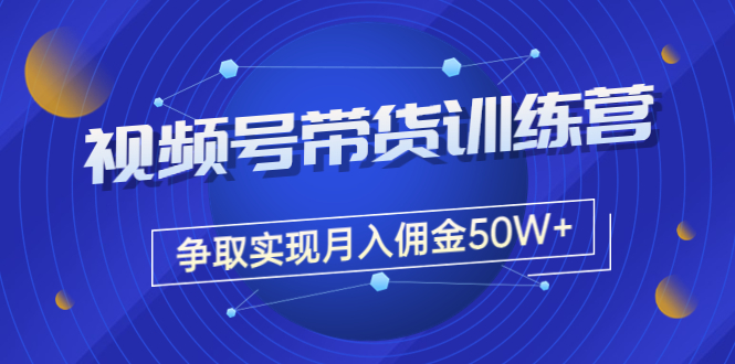 【副业项目3707期】视频号直播带货教程，教你如何实现月入佣金50W+（课程+资料+工具）-万图副业网