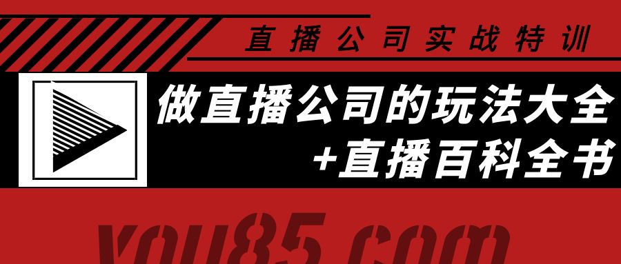 【副业项目4162期】老陈·直播公司实战特训：做直播公司的玩法大全+直播百科全书-万图副业网