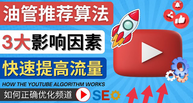 【副业项目4609期】YouTube视频推荐算法 (Algorithm ) 详解YouTube推荐机制，帮你获得更多流量-万图副业网