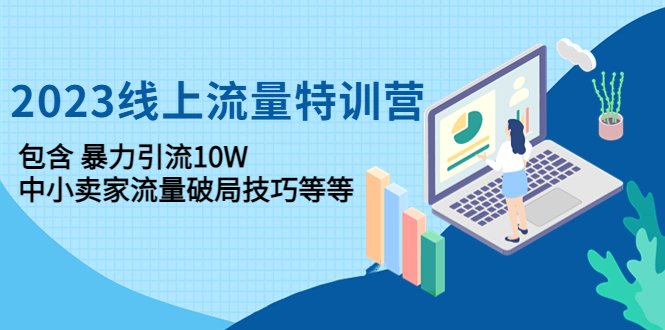 【副业项目4809期】2023线上流量特训营：包含暴力引流10W+中小卖家流量破局技巧等等-万图副业网