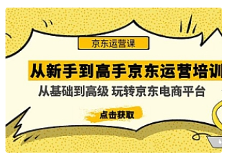 【副业项目5010期】从新手到高手京东运营培训：从基础到高级 玩转京东电商平台-万图副业网