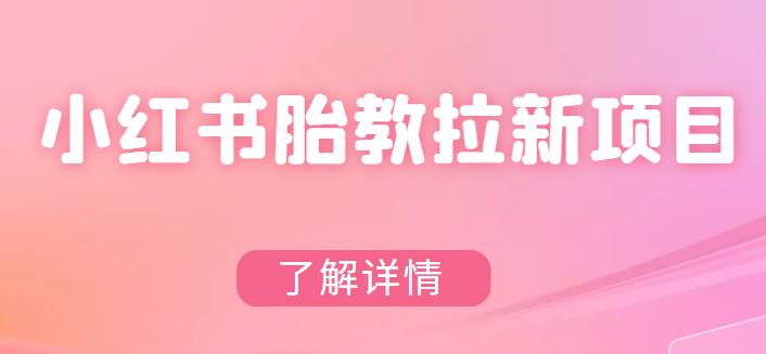 【副业项目6099期】小红书胎教网盘拉新项目，可在私域变现两次（作品制作教程+素材）-万图副业网