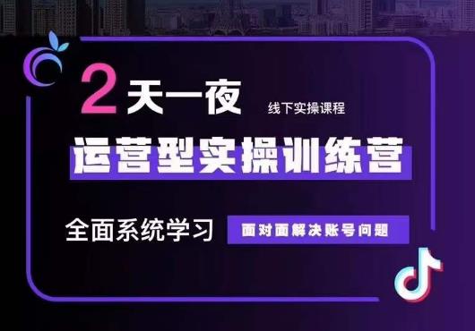 【副业项目6083期】5月22-23线下课运营型实操训练营，全面系统学习，从底层逻辑到实操方法到千川投放-万图副业网