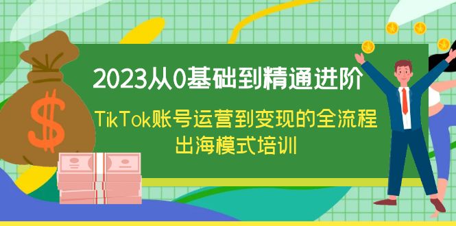 【副业项目6364期】2023从0基础到精通进阶，TikTok账号运营到变现的全流程出海模式培训-万图副业网