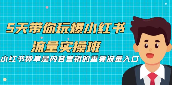 【副业项目7197期】5天带你玩爆小红书流量实操班，小红书种草实战-万图副业网