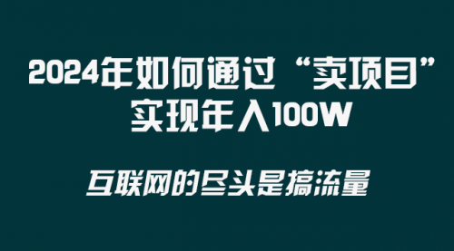 【副业项目8543期】2024年如何通过“卖项目”实现年入100W-万图副业网