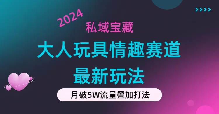 私域宝藏：大人玩具情趣赛道合规新玩法，零投入，私域超高流量成单率高-万图副业网